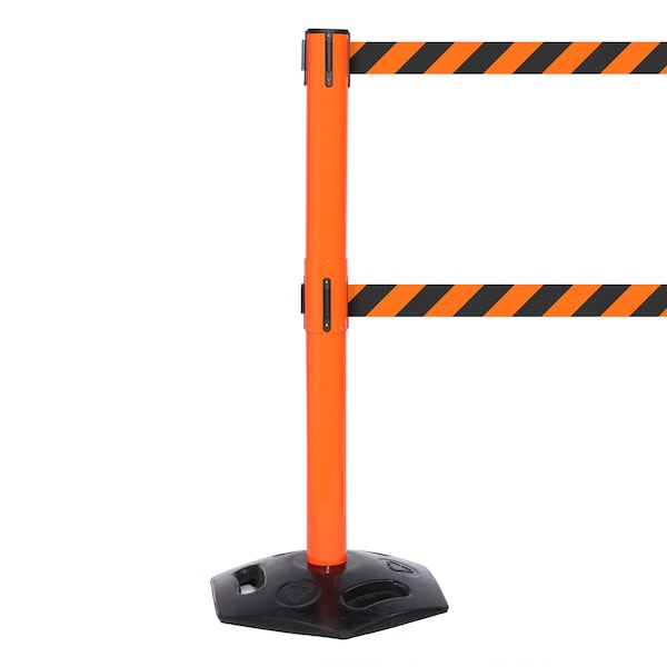 Queue Solutions WeatherMaster Twin 250, Orange, 11' Orange Belt WMRTwin250O-OR110 - main